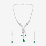 Load image into Gallery viewer, Gehra Noor Diamond Necklace Set