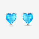 Load image into Gallery viewer, Blue Heart Beat Pendant Set