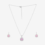 Load image into Gallery viewer, Rose Halo Pendant Set