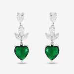 Load image into Gallery viewer, Heart Of Emerald Necklace Set