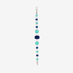 Load image into Gallery viewer, Emerald Sapphire Fusion Necklace Set