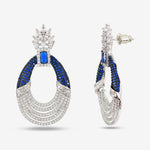 Load image into Gallery viewer, Blue Halo Earrings