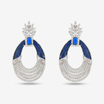Load image into Gallery viewer, Blue Halo Earrings