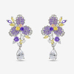 Load image into Gallery viewer, Purple Whim Earrings