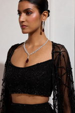 Load image into Gallery viewer, Pendulum Diamond Necklace Set