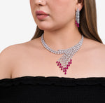 Load image into Gallery viewer, VAMP Diamond Necklace Set