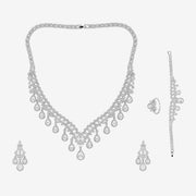 Crown Jewel Diamond Necklace Set