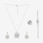 Load image into Gallery viewer, Zoya Rose Pendant Set
