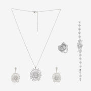 Zoya Rose Pendant Set