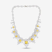 Noor-e-sunehri Diamond Necklace Set