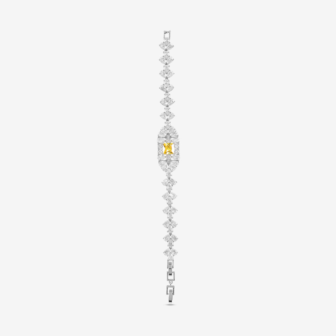 Noor-e-sunehri Diamond Necklace Set