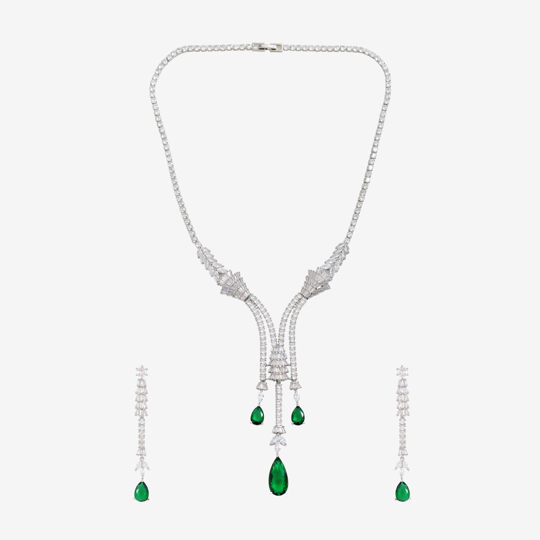 Gehra Noor Diamond Necklace Set