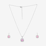 Load image into Gallery viewer, Rose Halo Pendant Set
