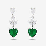Load image into Gallery viewer, Heart Of Emerald Necklace Set
