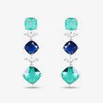 Load image into Gallery viewer, Emerald Sapphire Fusion Necklace Set
