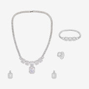 Cubette Diamond Necklace Set