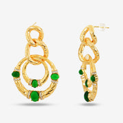 Golden Cascade Earrings