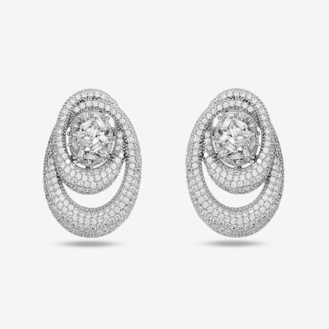 Lustro Oval Earrings