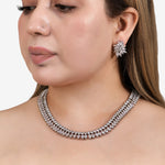 Load image into Gallery viewer, Serrene Whisper Diamond Necklace Set
