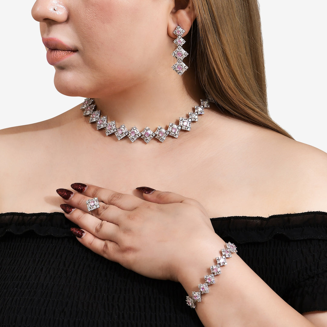 Celestia Diamond Necklace Set