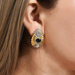 Load image into Gallery viewer, Stellar Blue Studs
