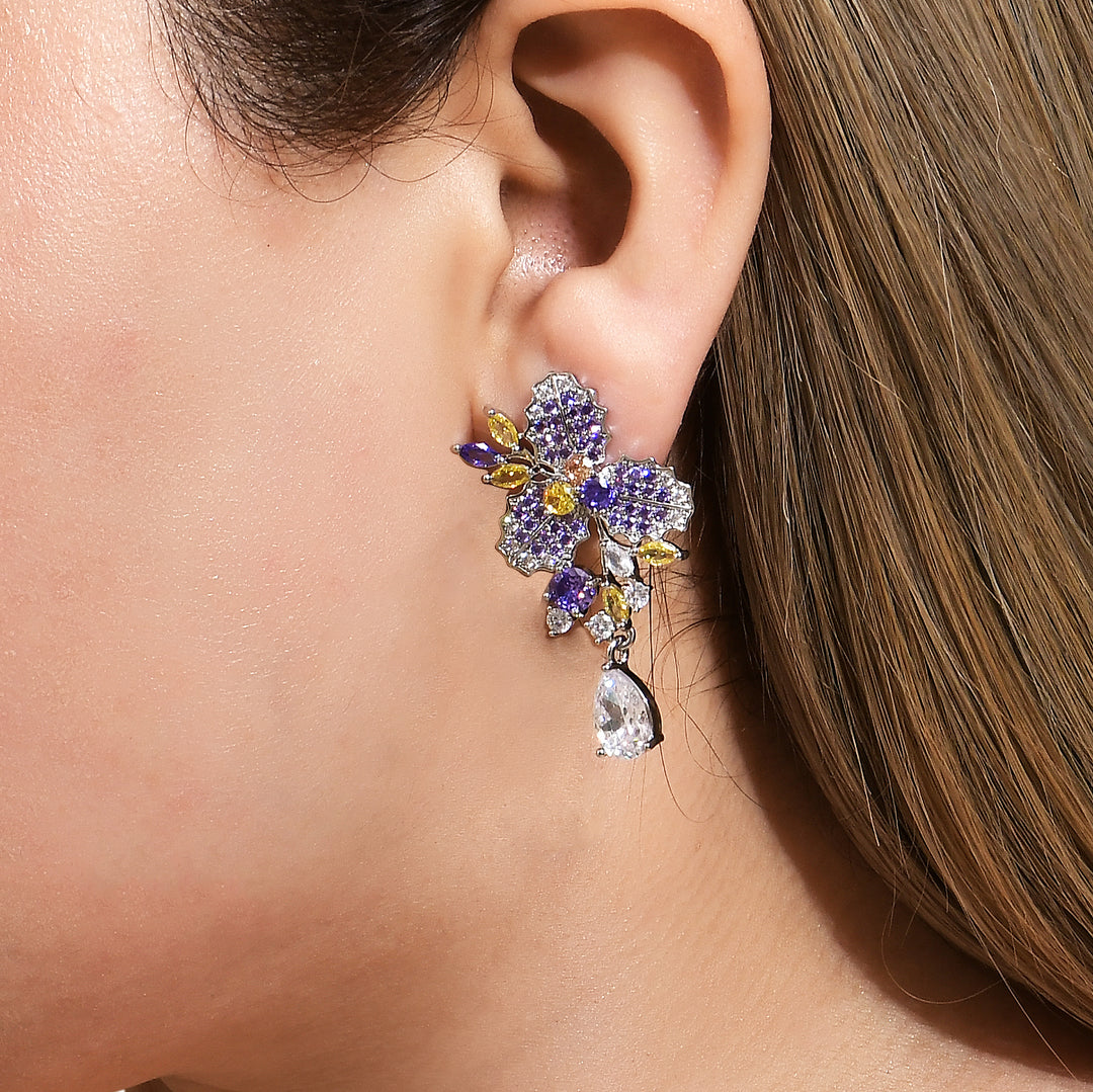 Purple Whim Earrings