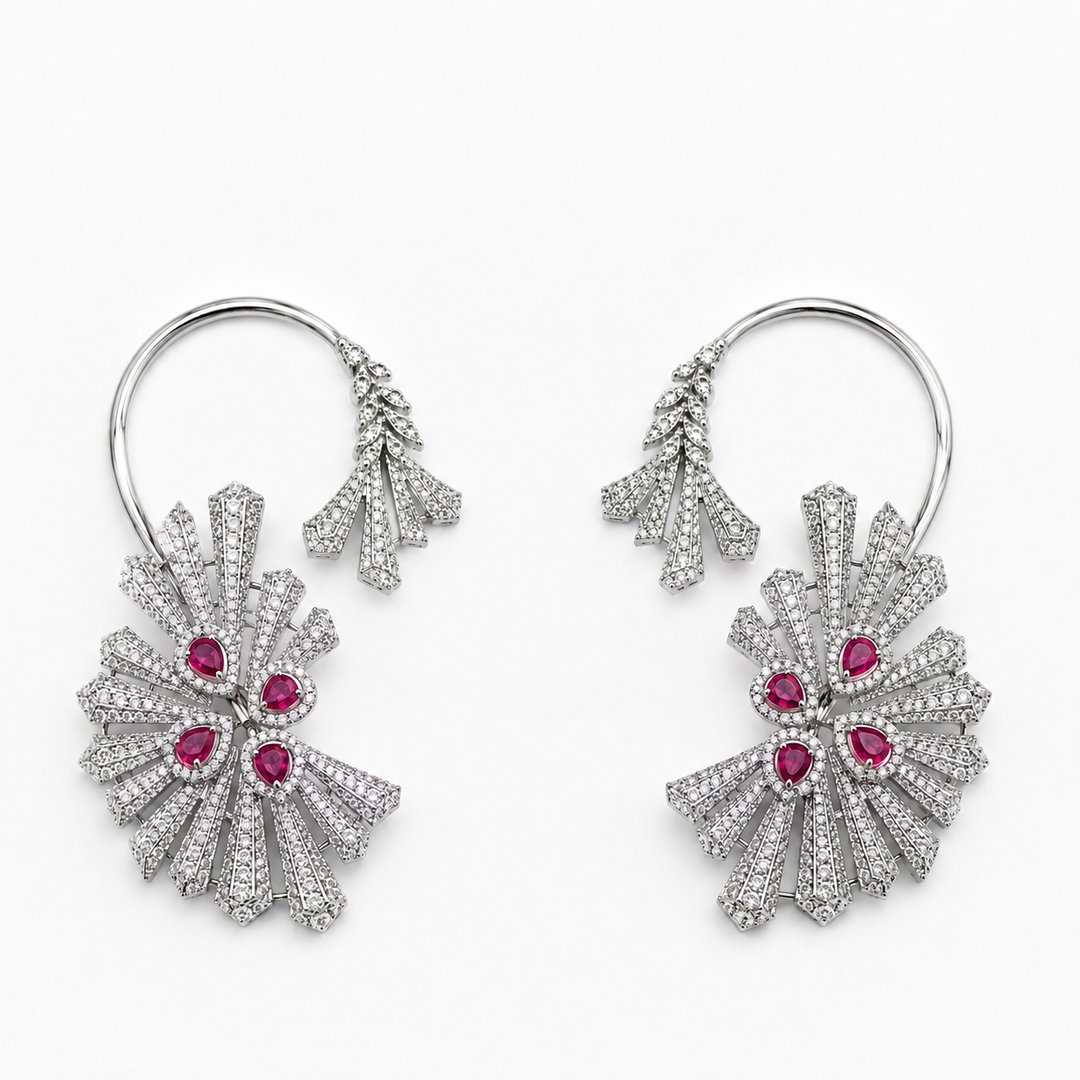 Imperial Ruby Ear-Cuff