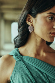 Peony Leaf Earrings