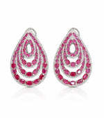 Load image into Gallery viewer, Gul-e-Ruby Earrings