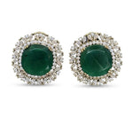 Load image into Gallery viewer, Emerald Monarch Studs