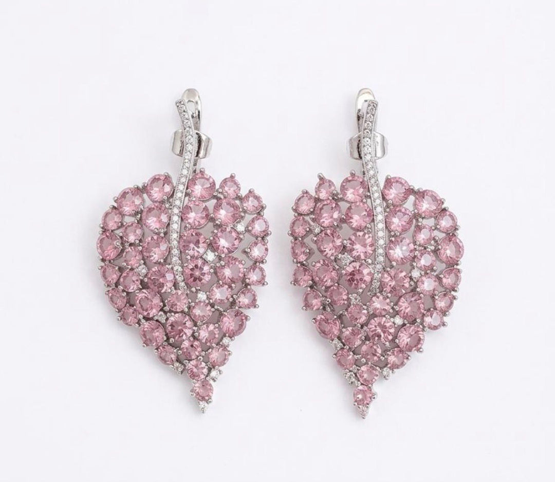 Peony Leaf Earrings