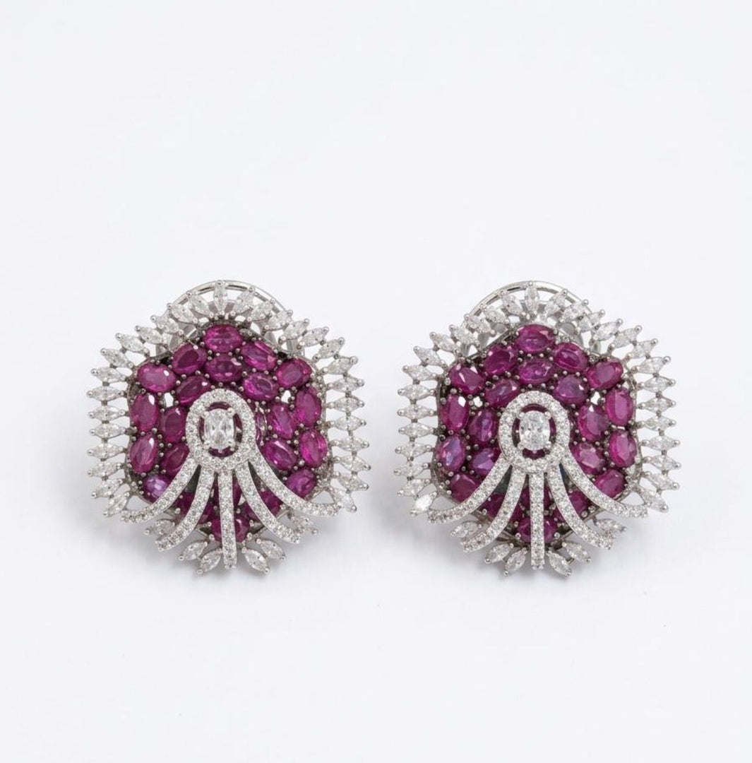 Rubina Flare Studs