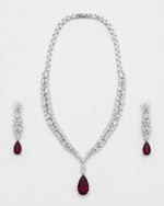 Load image into Gallery viewer, Pendulum Diamond Necklace Set