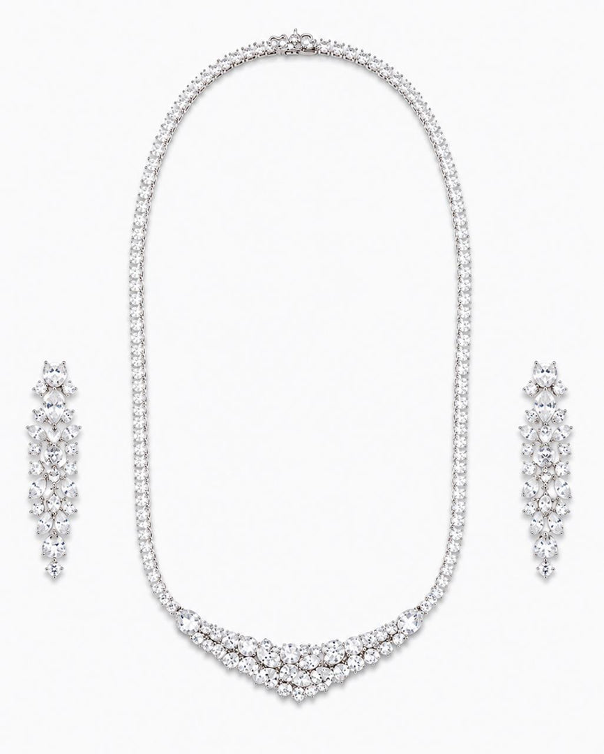 Eos Diamond Necklace Set