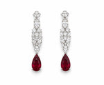 Load image into Gallery viewer, Pendulum Diamond Necklace Set