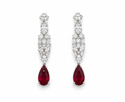 Pendulum Diamond Necklace Set