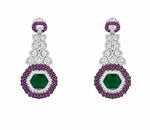 Load image into Gallery viewer, Aks-e-Gulzar Diamond Necklace Set