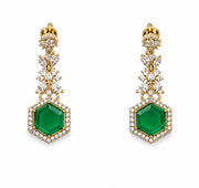 Solis Green Diamond Necklace Set