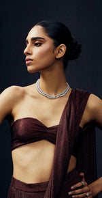 Load image into Gallery viewer, Serrene Whisper Diamond Necklace Set