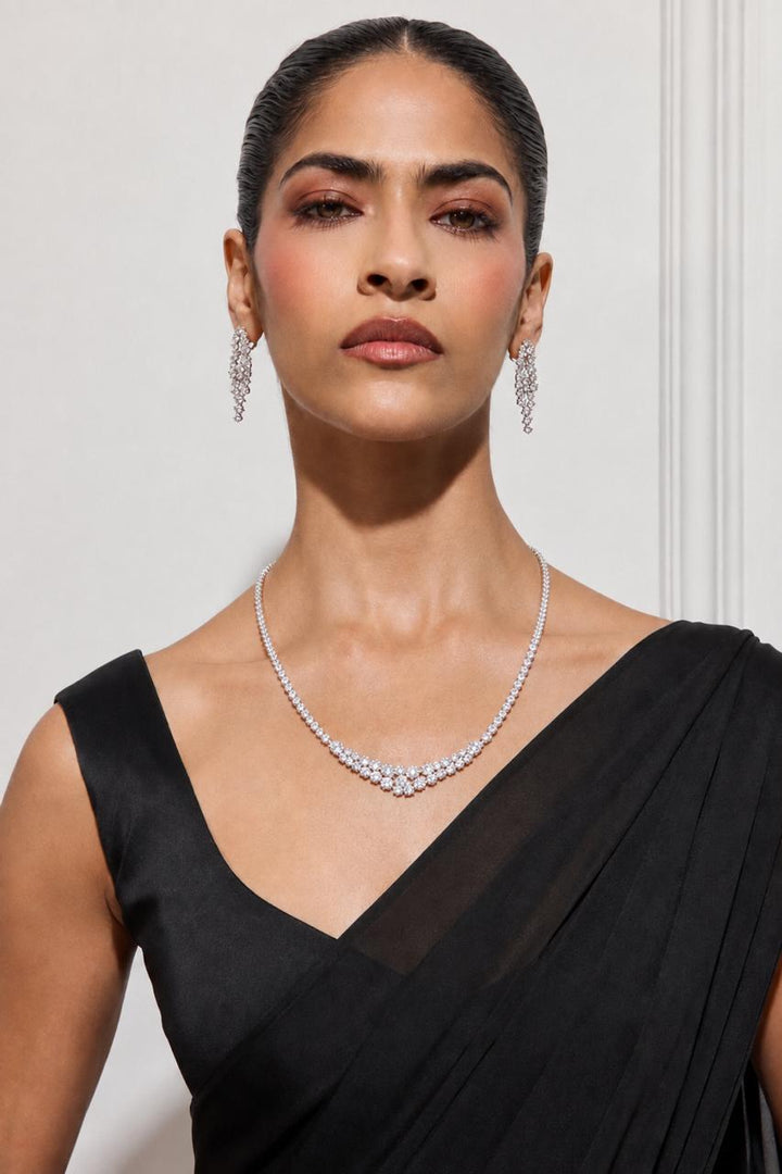 Eos Diamond Necklace Set